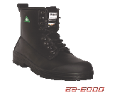 Big Bill BB5000 8'' Military Cut Safety Boots Black Full Grain Leather