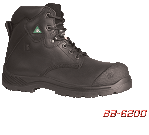 Big Bill BB6200 6" Safety Boots Black Full Grain Leather